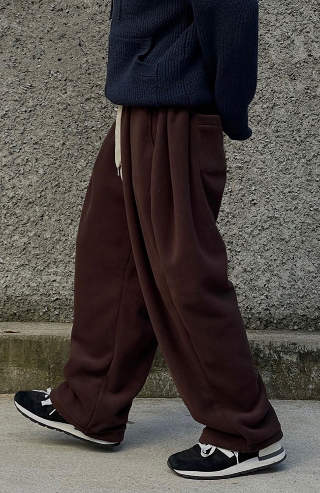 Nouveau Fleece Banded Pants  (4 color)